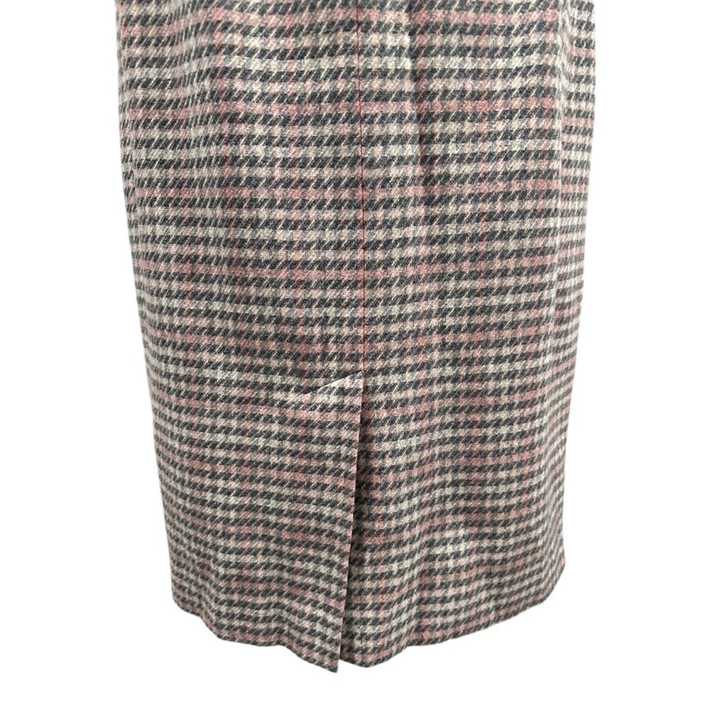 Vintage Pendleton 100% Virgin Wool Plaid Pencil Skirt Size 14 - Picture 8 of 13